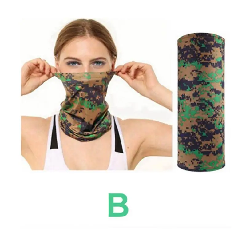 

Windproof Camouflage Scarf Bandana Men Women Face Mask Windproof Neck Warmer Face Mask Tactical Camouflage Bandana Print Piece
