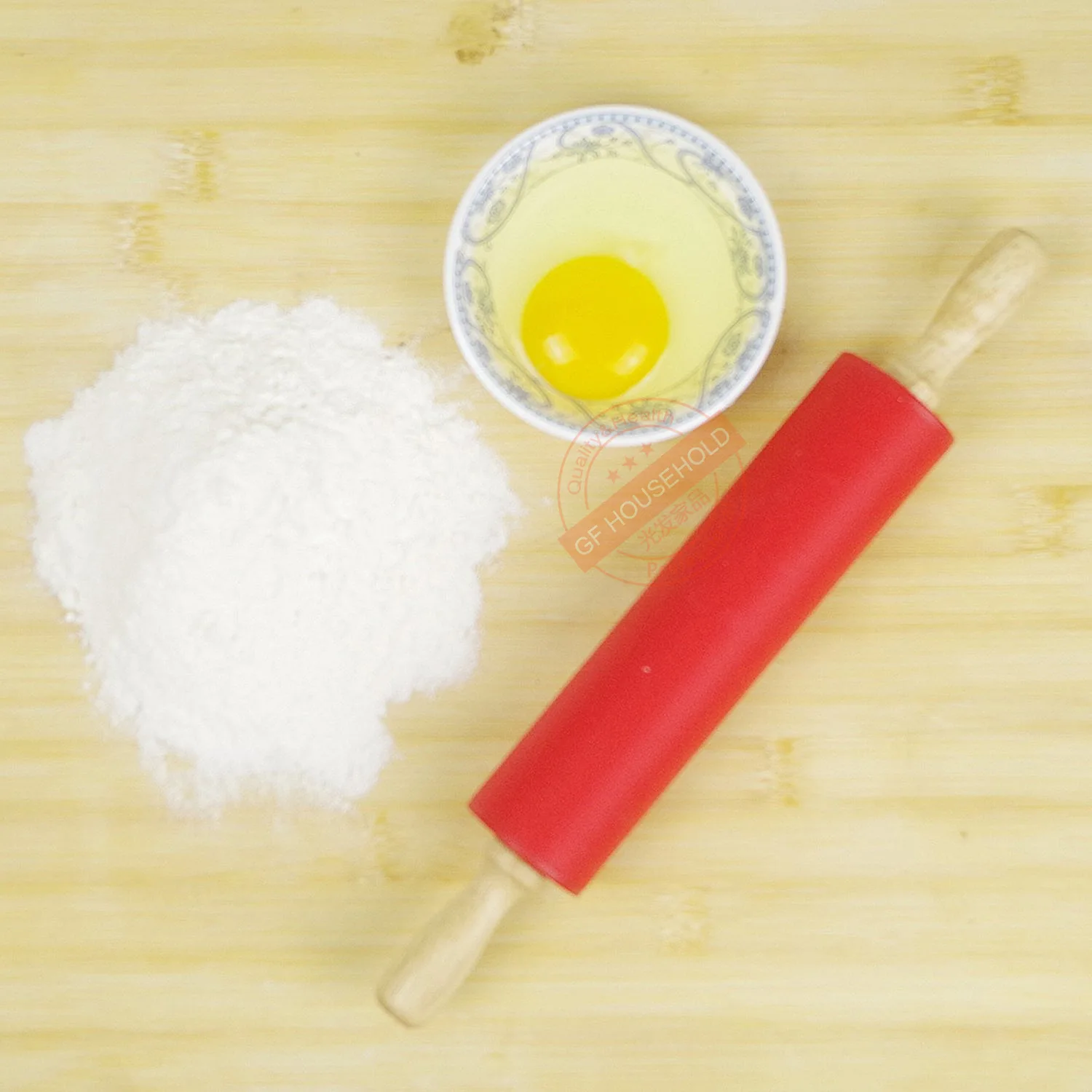 1 шт. трансграничной силиконовая Скалка журналы поверхность ручки корки тесто