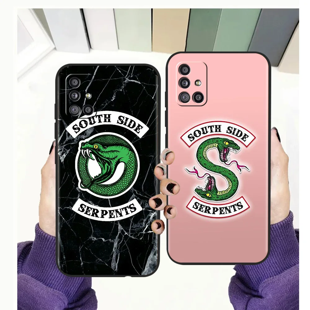 

TV Riverdale Southside Serpents Case for Samsung Galaxy A51 A71 A32 A52 A13 A22 M31 M21 M22 5G 2021 A11 A21S A31 A41 Soft Shell