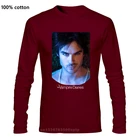 Лицензированная футболка с изображением дневников вампира Деймона для взрослых