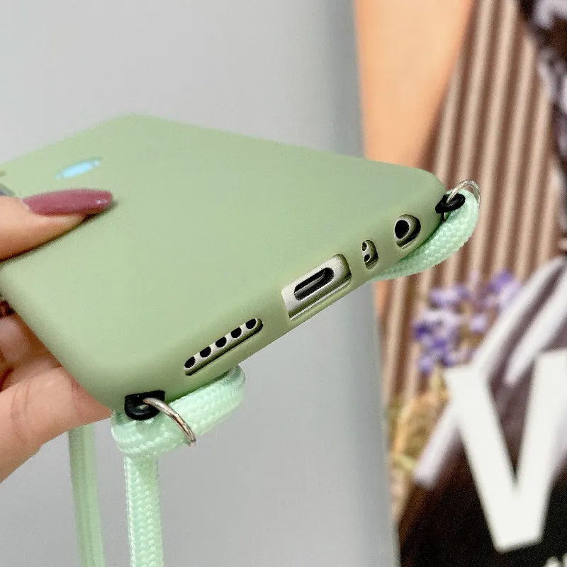 for xiaomi redmi note 9 9s pro max 8 7 10x 8a 7a k30 k20 candy chain necklace lanyard case for mi note 10 pro lite 9 9t a3 cover free global shipping