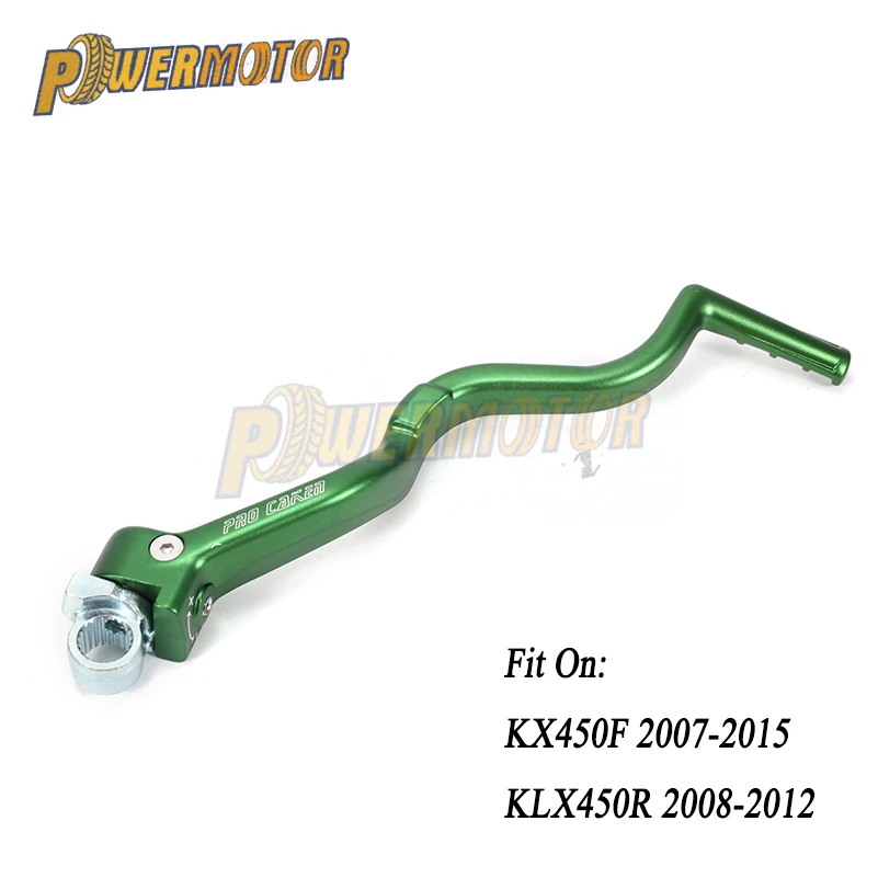 Кованая педаль стартера для мотоцикла Kawasaki KX450F 2007 2015 KLX450R 2008 2012 2009 2010 2011 питбайк| |