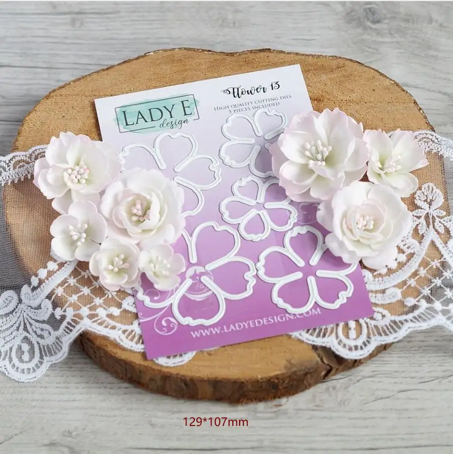 

New Metal cutting dies 6pc flowers cut die mold card Scrapbook paper craft knife mould blade punch stencils