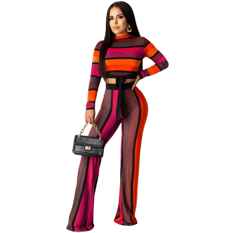 Повседневный комплект из 2 шт комплекты со штанами для женщин Верхняя одежда двух