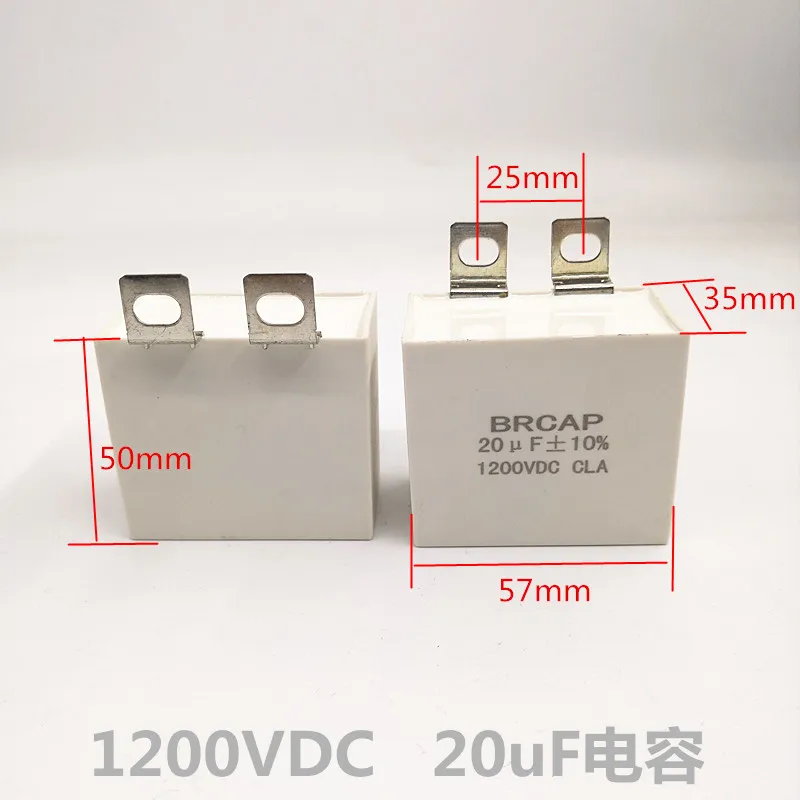 High voltage capacitor of high frequency electroplating power supply for welding machine 20UF 1200V 1.2KV 20UF substitute 800V