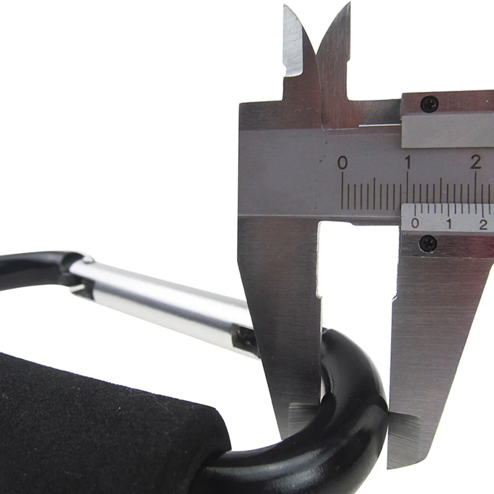 Металлическая Детская коляска крючок сумка для подгузников зажим карабин