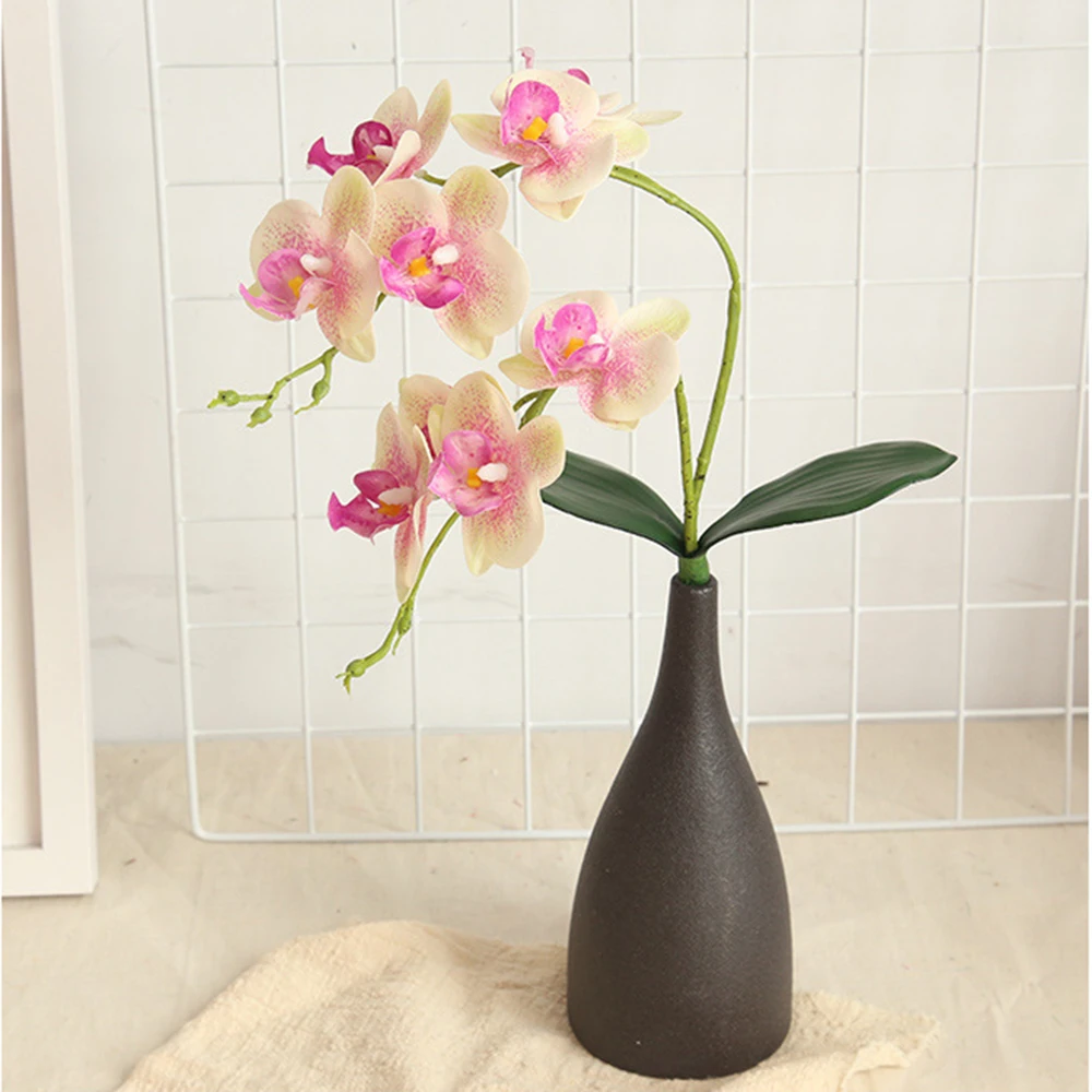 Латексные искусственные цветы орхидеи фаленопсис Искусственные бабочки