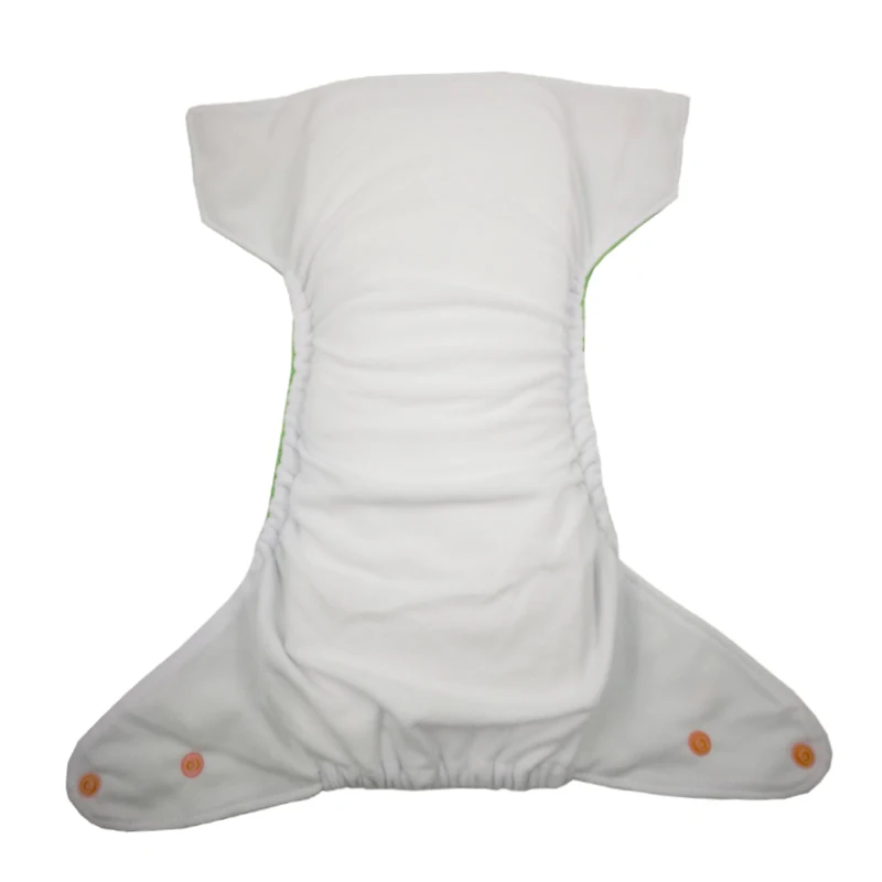 Детские моющиеся подгузники AIO с карманами ткань полиуретановыми нитями