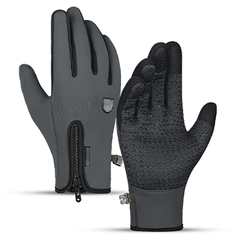 

Winter Warm Cycling Gloves for Skiing Motorcycle Riding Waterproof Touch Screen Cycling Camping Hiking Gloves for Men Women