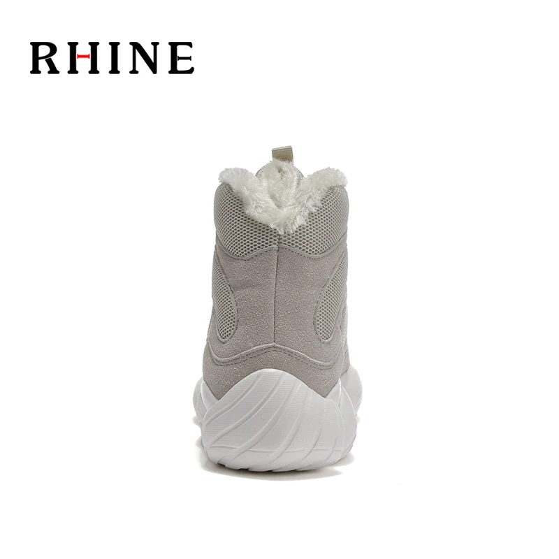 RHINE/модель года; зимние мужские теплые ботинки; модная удобная обувь; Chaussure; Повседневная обувь для мужчин; мужские кроссовки; размеры 39-44