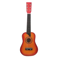 25 inch mini small guitar basswood 6 string guitar with pick strings for beginner children kids gift