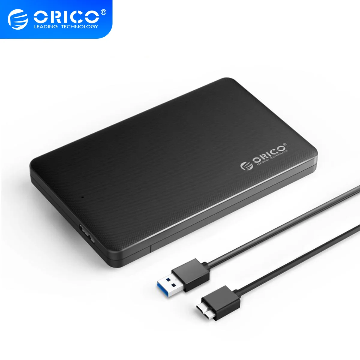 

Черный корпус для жесткого диска ORICO 2,5 дюйма SATA 3,0 к USB3.0 HDD анклаус SSD адаптер для Samsung Seagate SSD HDD жесткий диск внешняя коробка