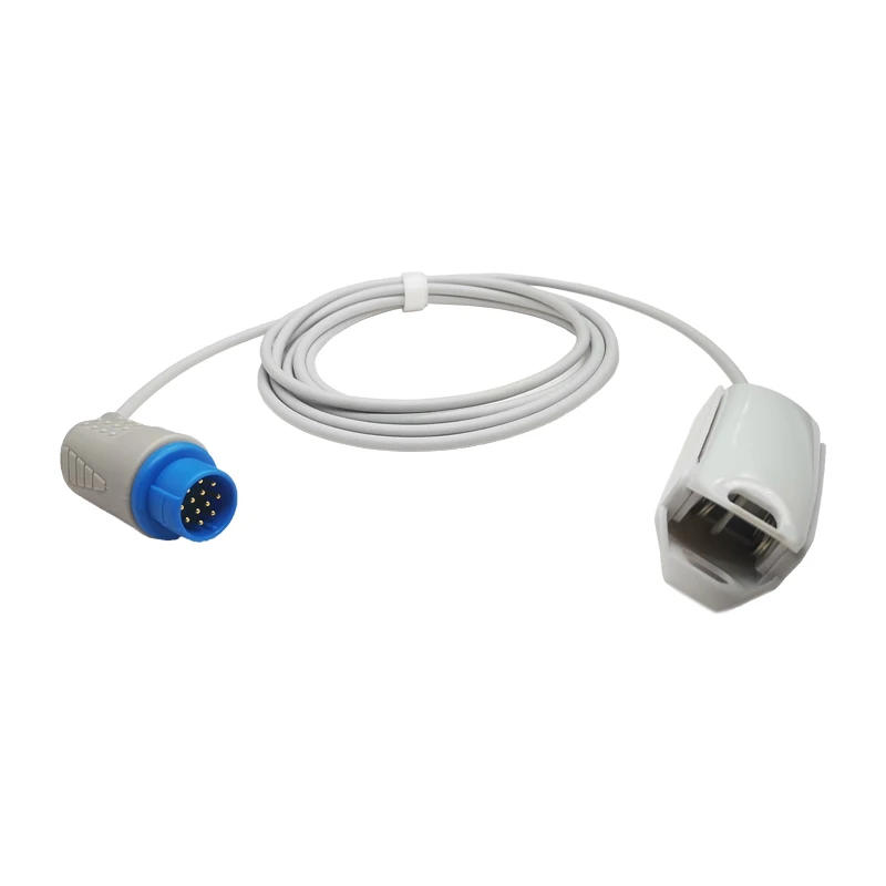 

Reusable Adult Clip SpO2 Sensor 12 Pin for Kontron Patient Monitor SpO2 Probe
