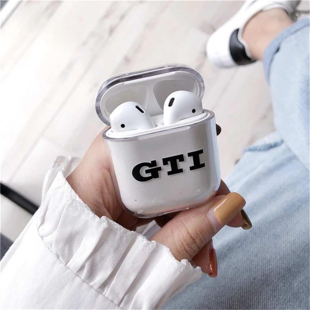 Прозрачный чехол Airpods Жесткий Чехол для Apple защитный ударопрочное покрытие