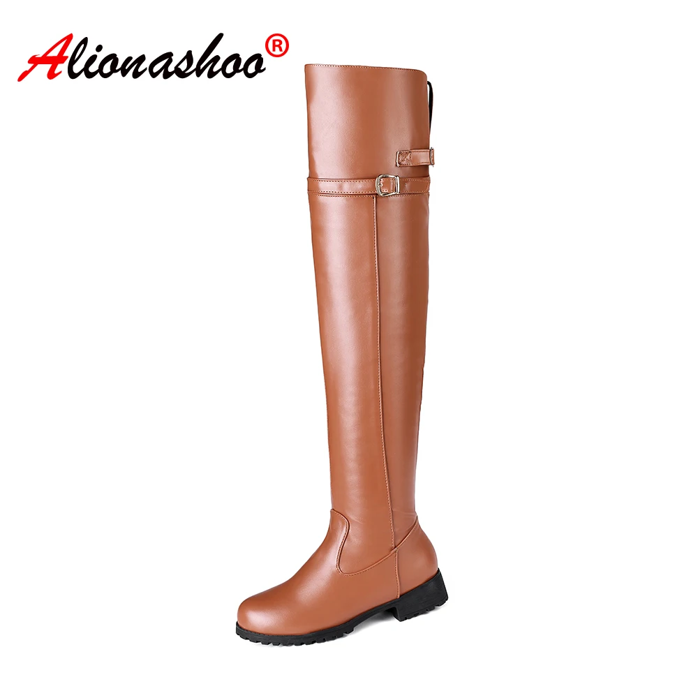 Прямая поставка новые модные женские сапоги до колена офисные классические из