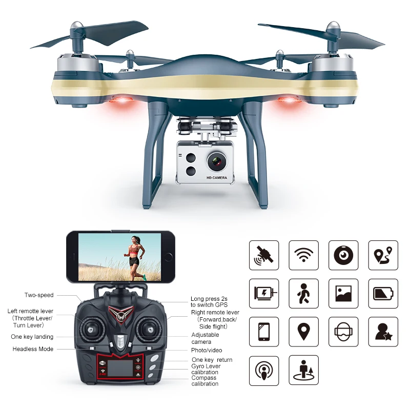 K10 UAV GPS позиционирование автоматический возврат HD аэрофотосъемка четыре оси