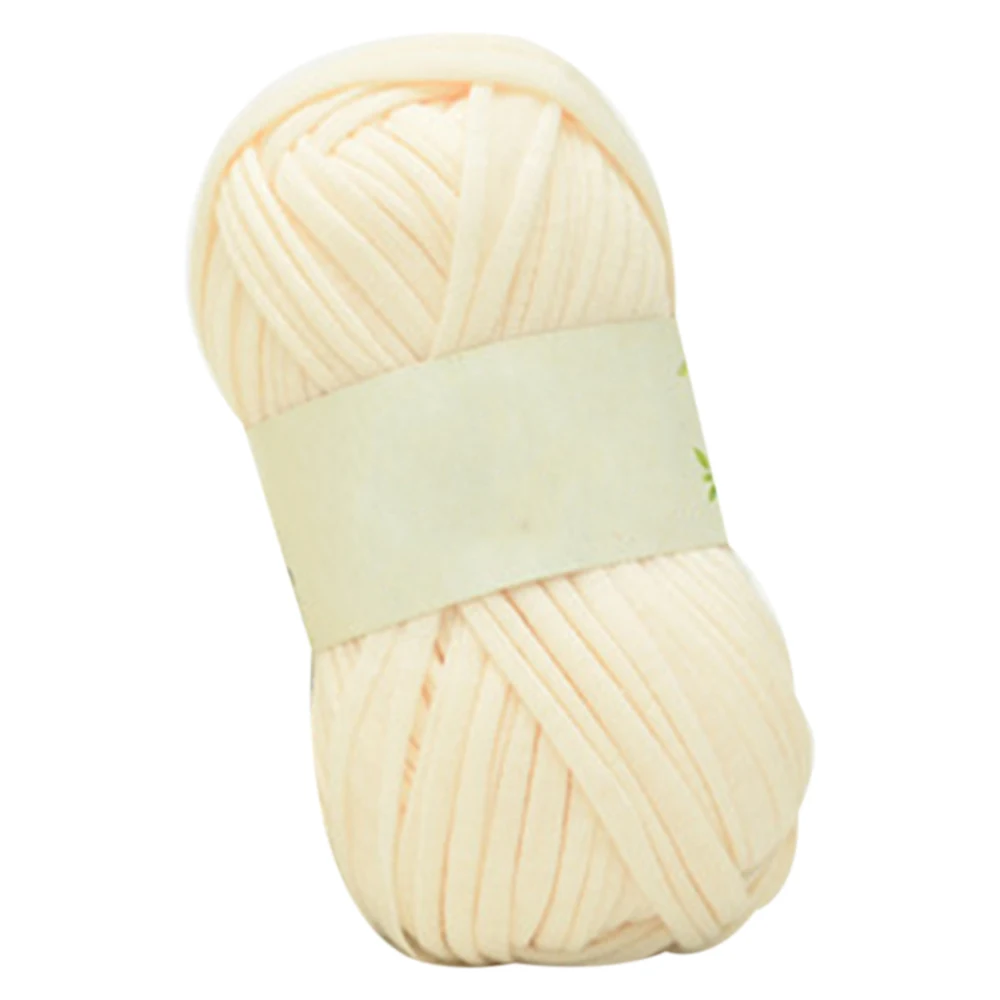 Необычная пряжа для ручного вязания толстая нить крючком тканевая рукоделия