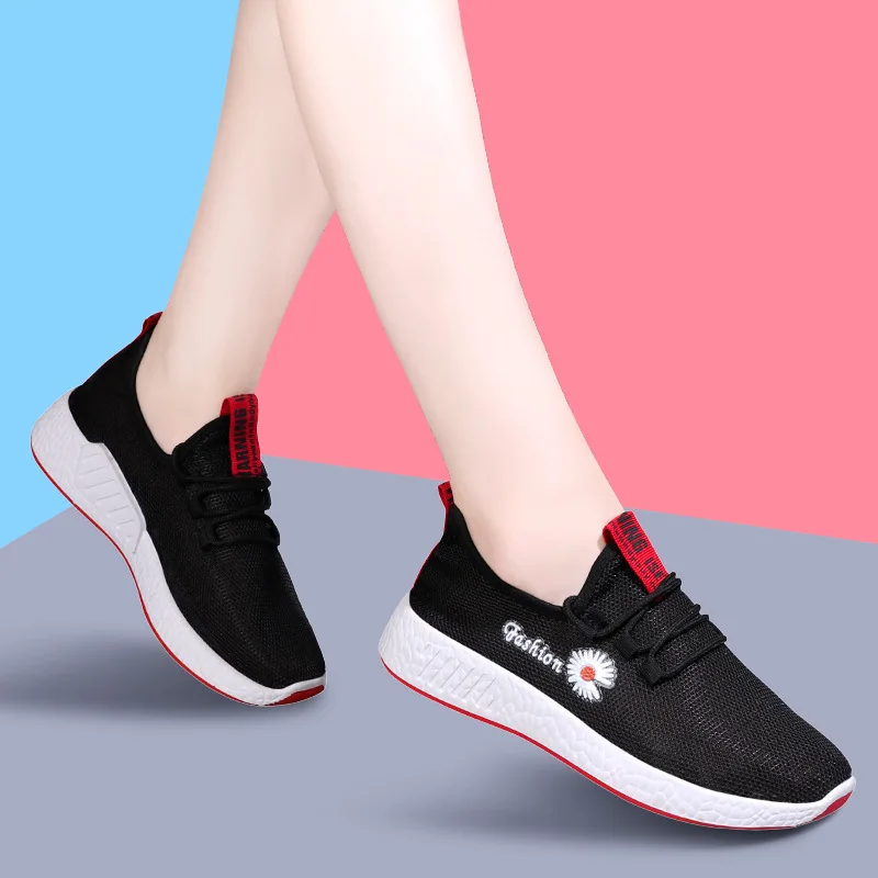

2020 New Women Casual Shoes Breathable Mesh Platform Sneakers Women New Fashion Mesh Sneakers Shoes Woman Air Tenis Feminino
