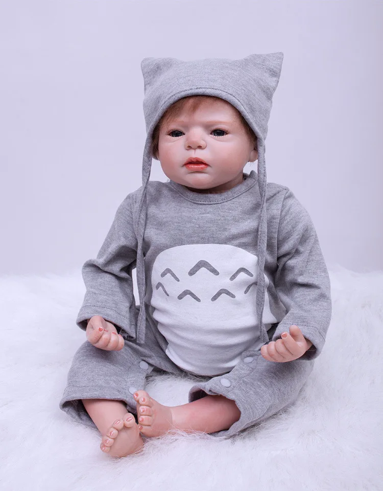 55 см Reborn Baby Doll детские мягкие Rotocast куклы Моделирование детские мягкие красивые куклы игрушки резиновые Reborn игрушки для детей