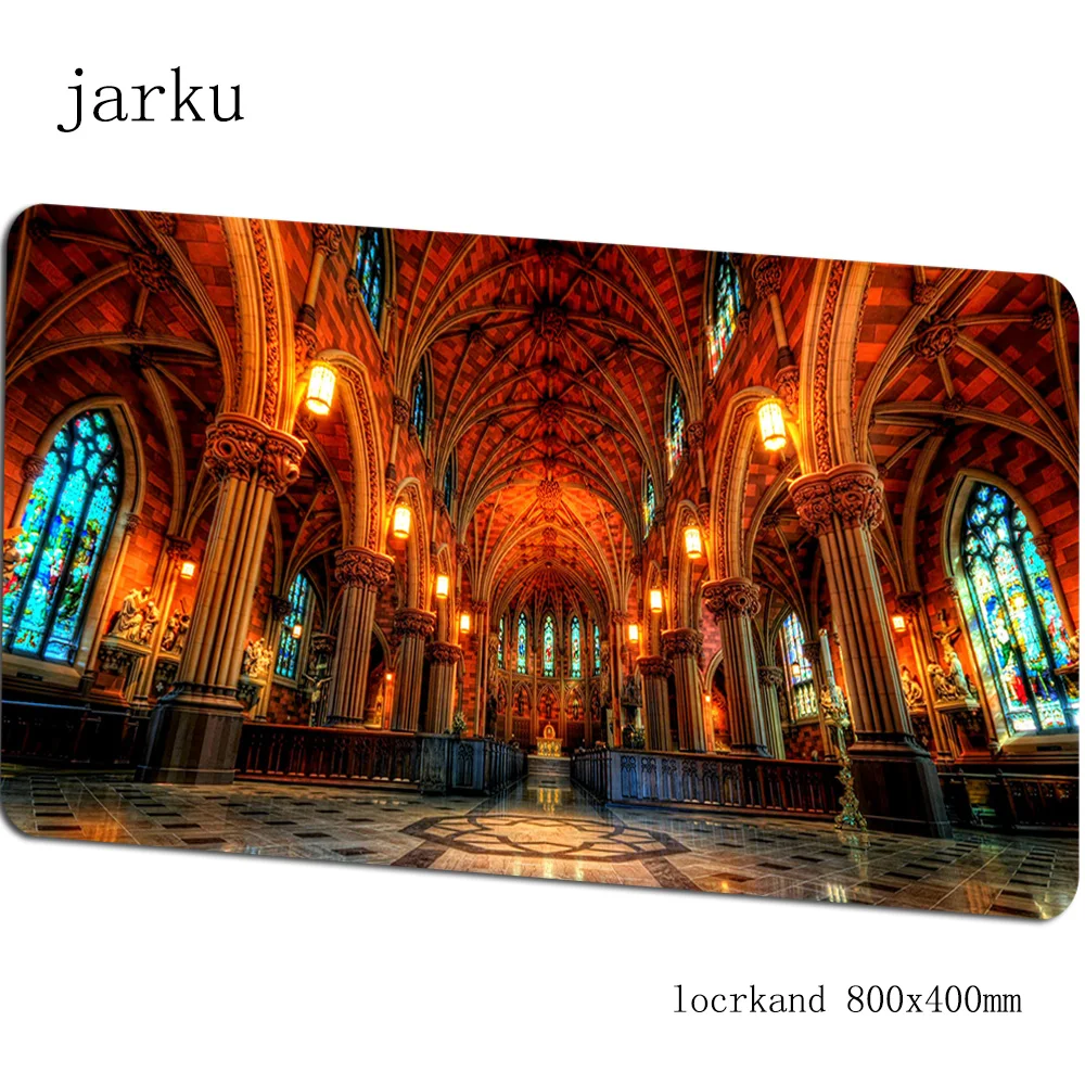 

Соборы коврик для мыши gamer 800x400x3 мм notbook коврик для мыши модные игровой коврик для мыши Большой HD узор Коврик для мыши от производителя ПК сто...