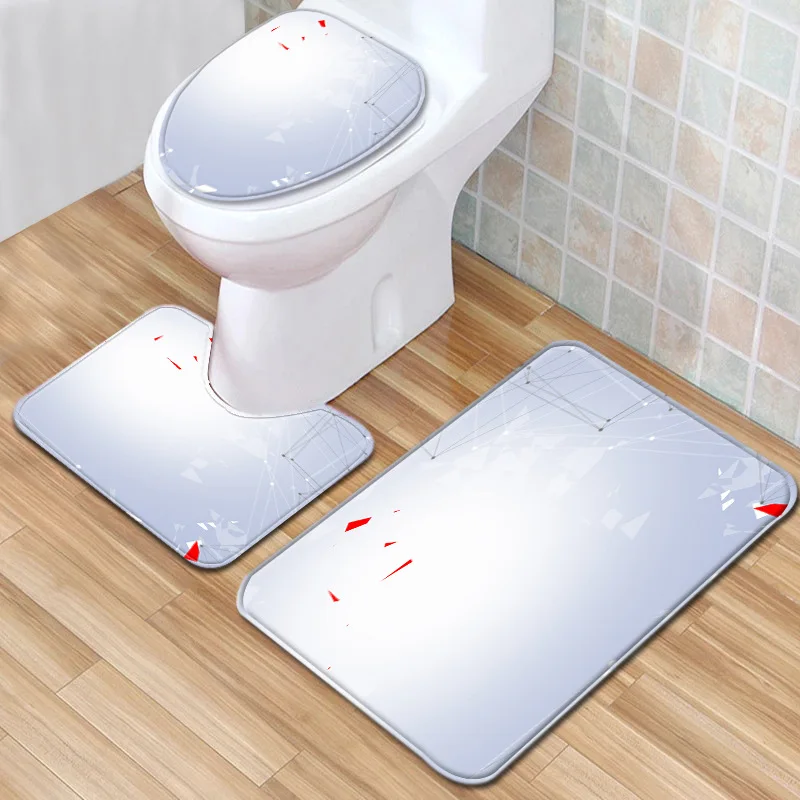 Zeegle коврик для ванной с рисунком девочек комплект из 3 вещей душевая комната