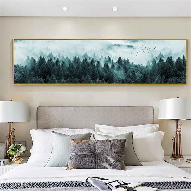 

Картина на холсте RELIABLI ART Современный Туманный лес