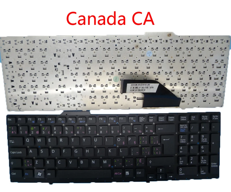Ноутбук RU TW CA GK BG IT JP клавиатура для SONY VPCF VPCF1 VPCF11 VPCF12 VPCF13 английский, Россия, Канада, Италия, греческий, болгарийский