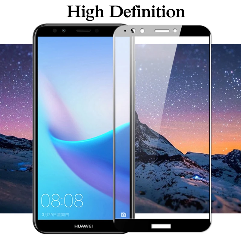 Стекло для Huawei Y6 Y7 Y5 Prime 2018 huwai huwvei Y9 2019 Huawey Y 5 6 7 9 защитное стекло tremp полное