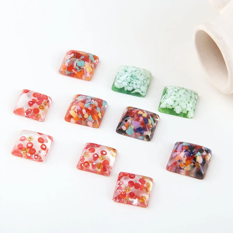 10 шт. женские винтажные серьги из смолы|Ювелирная фурнитура и компоненты| |