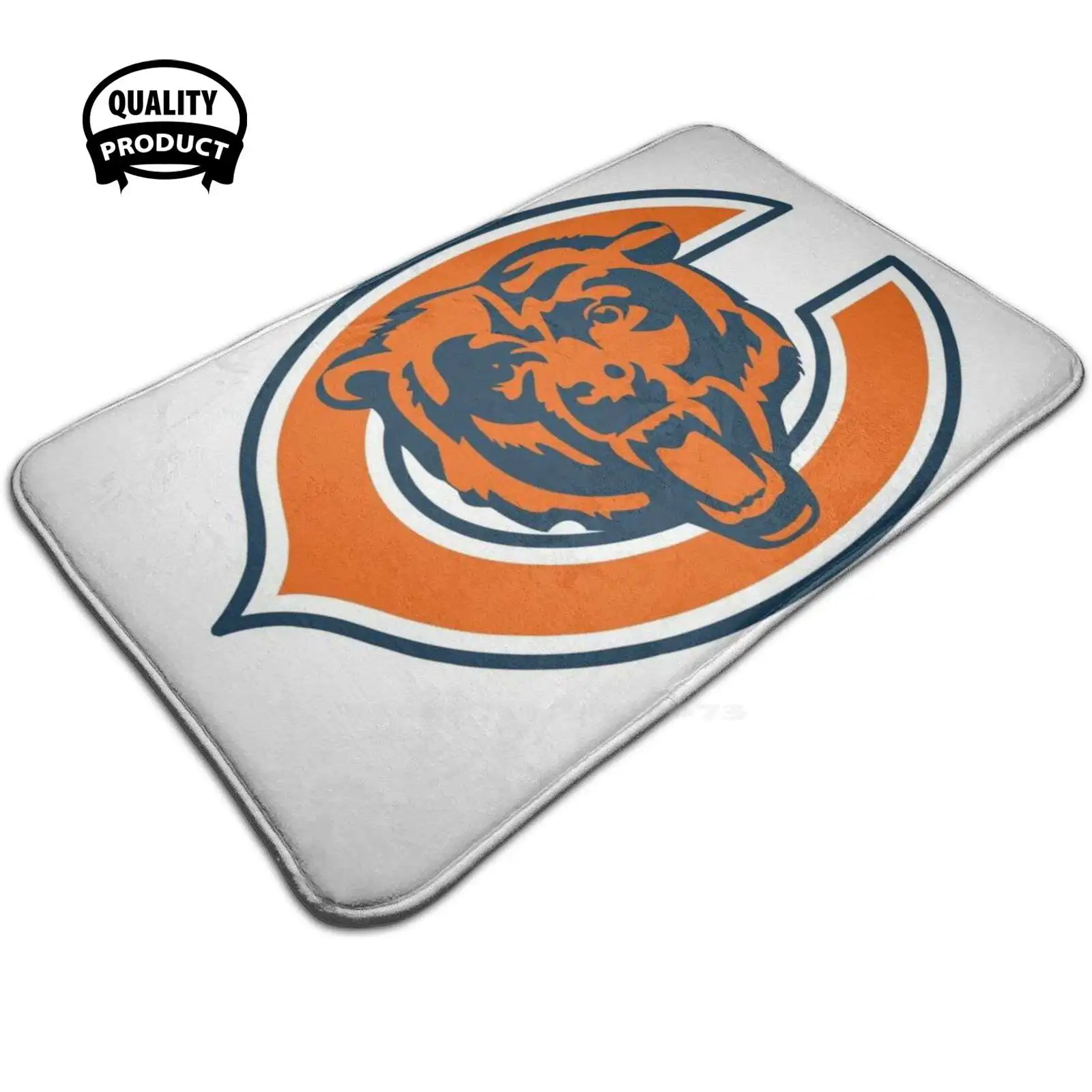 Мишки-Чикаго мягкий дом семья Противоскользящий коврик ковер с логотипом -