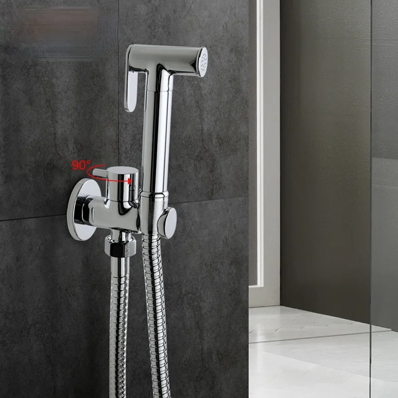 Однотонный латунный угловой клапан для холодной воды смесители биде