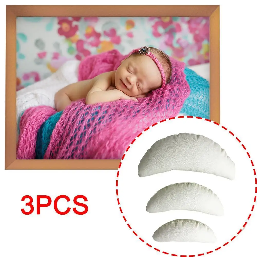 

Baby Photo Shoot Wheat Donut Posing Props 3PCS/Set Basket Pillows Baby Ring Tools Props Photography Filler B8M1