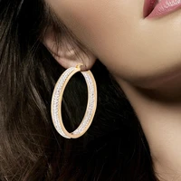new fashion trendy stunning ear rings glass rhinestone earrings womens earrings jewelry fashion statement earrings accessories