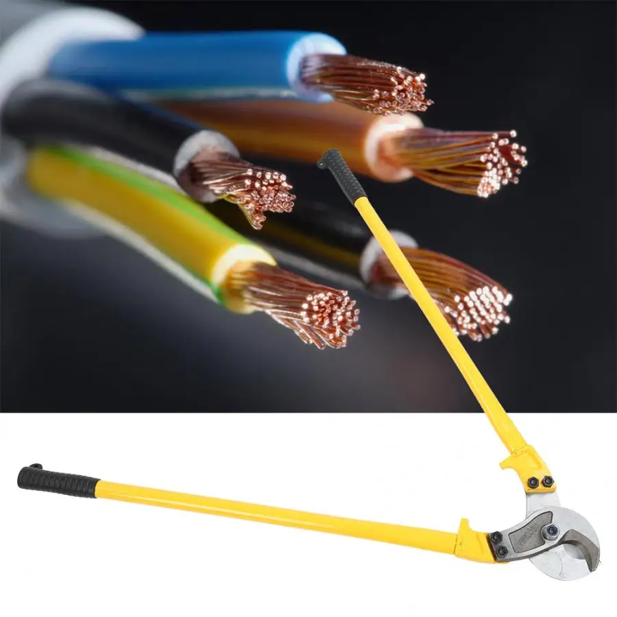 

Cutting Pliers 900mm Manual Cable Cutter Industrial Grade Carbon Steel Cable Scissors Tool Hand Tools