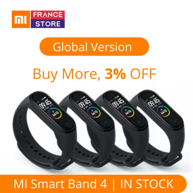 Xiaomi Mi Band 4 Глобальная версия смарт браслет фитнес трекер сердечного ритма AMOLED