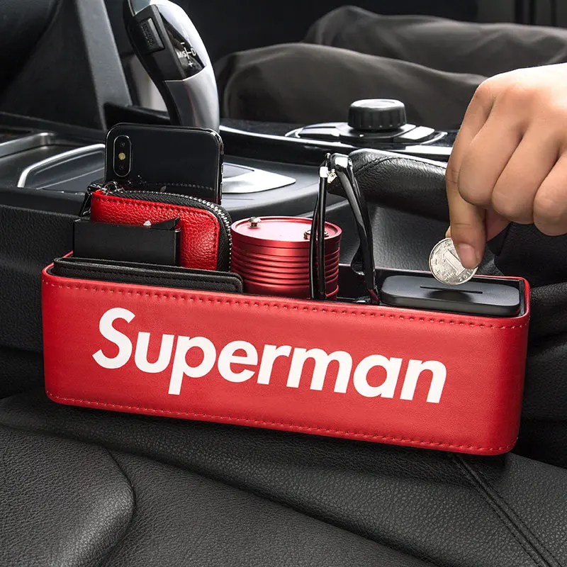 DC Marvel мультфильм модные аксессуары автомобильное сиденье зазор Органайзер