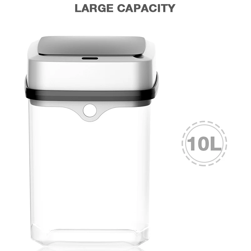 Автоматический интеллектуальный датчик умный мусорный бак с крышкой детектор