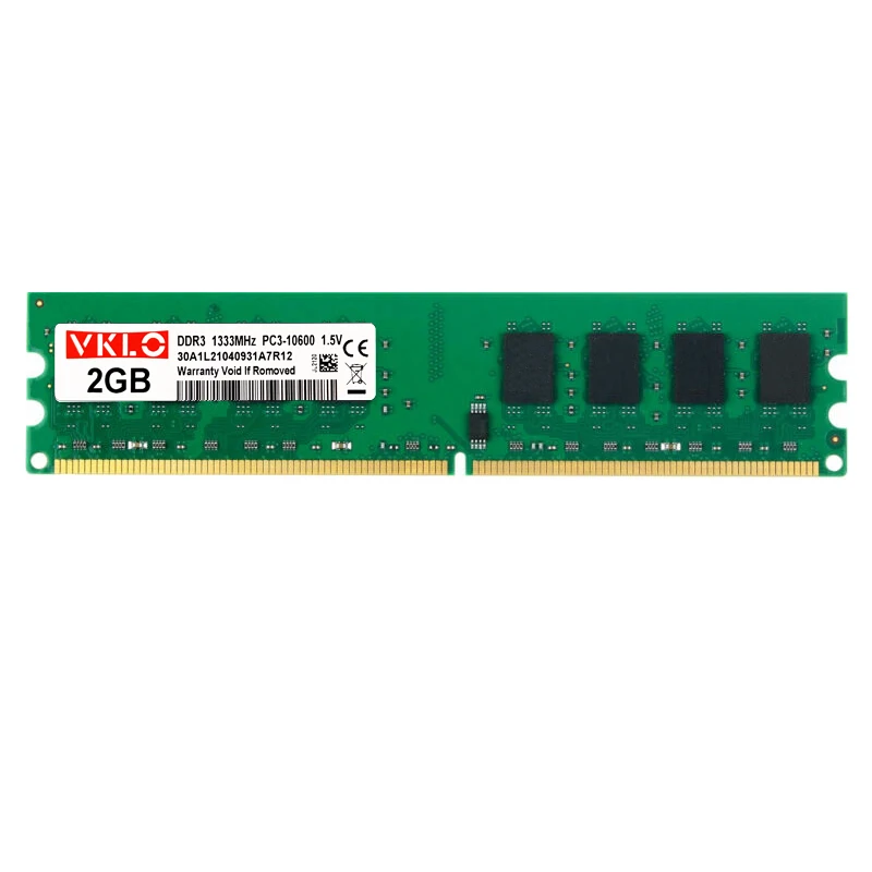 VKLO DDR3 ОЗУ 4x2 Гб 1333 МГц 1600 память для настольного компьютера 2 Φ 240 контактов без