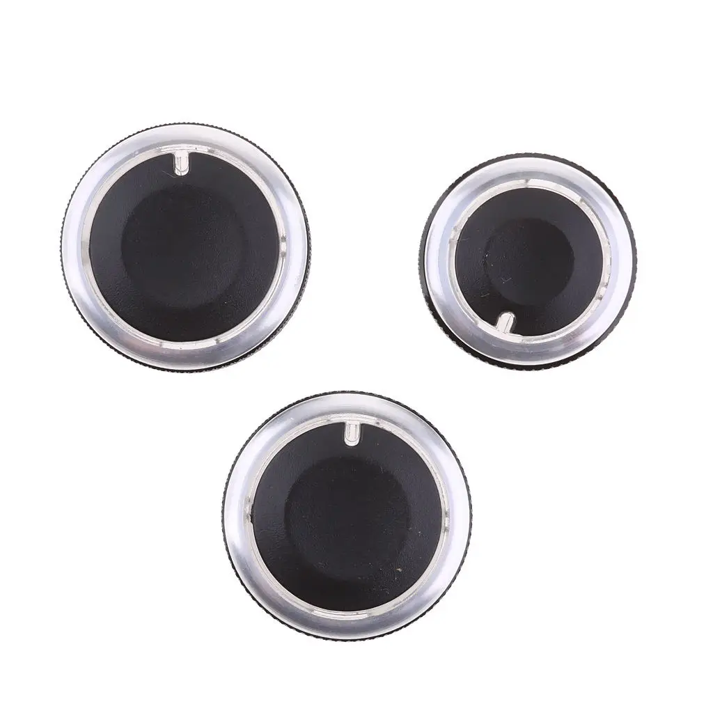 

3x ручки переключателя контроля тепла кондиционера для 2002-2013 VW