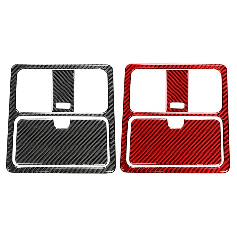 

for Nissan 350Z 2006-2009 Carbon Fiber Overhead Console Panel Reading Light Frame Sticker Cover Trim Frame