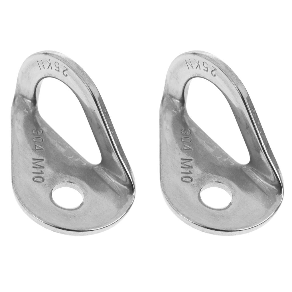 

2pcs 3/8in 25KN Stainless Steel Climbing Anchor Bolt Hanger for Climbing Carabiner