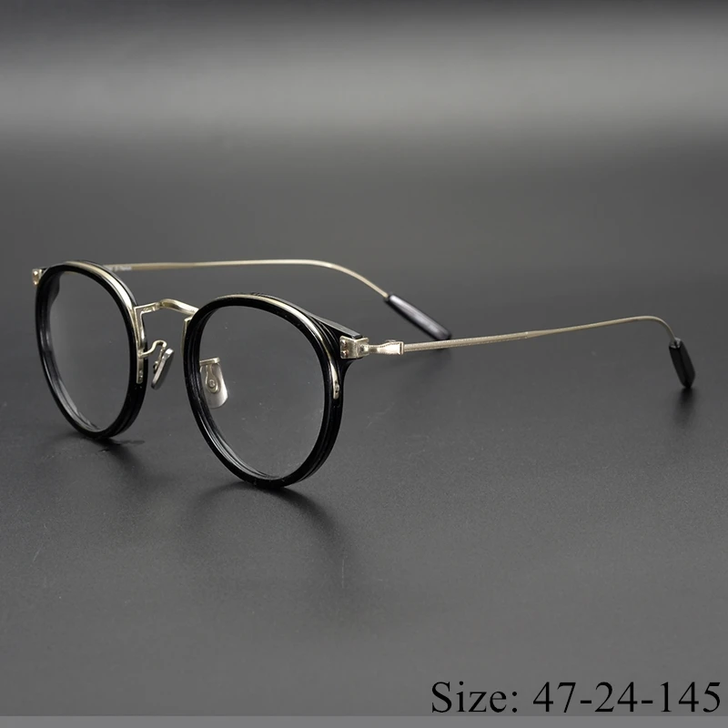 Очки в титановой оправе EV557 винтажные ультралегкие круглые очки кошачий глаз