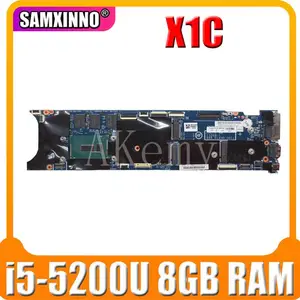 akemy x1c motherboard for lenovo thinkpad x1 x1c carbon laotop mainboard with i5 5200u cpu 8gb ram free global shipping
