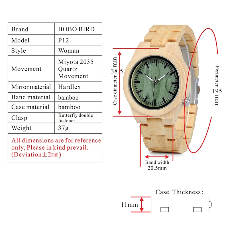 bobo bird hot bamboo wood watch for women 2020 brand design 4 oclock lug wooden face quartz wrist watches gift oem dropshipping free global shipping