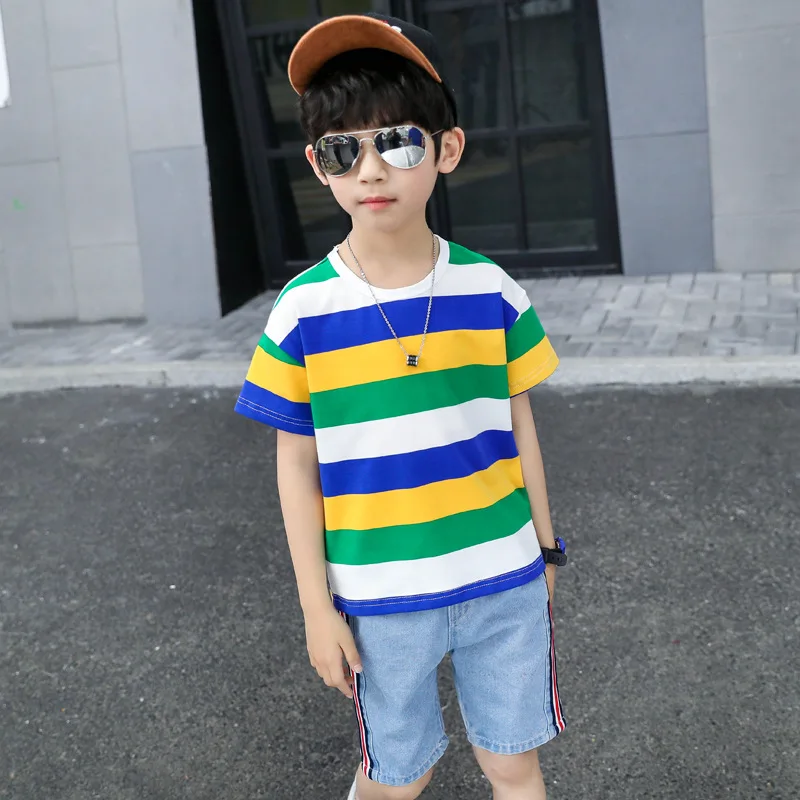 Sport Suits Teenage Summer Boys Clothing Sets Short Sleeve T Shirt & Pants Casual 4 5 6 7 8 9 10 12 13 Years Child Boys Clothes