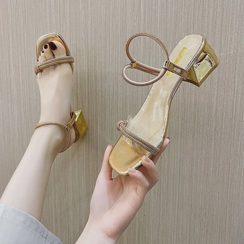 

Сандалии женские на высоком каблуке, босоножки с перекрестными ремешками, туфли-лодочки, пикантная летняя обувь для вечеринок