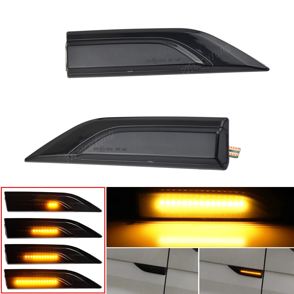 

Dynamic Blinker Indicator Side Marker Turn Signal Light For VW Transporter T5 T6 Multivan Caddy LED Sequential Lamp Car Styling