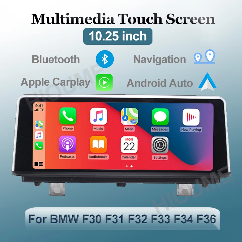 

10.25'' Wrieless Apple CarPlay Android Auto Car Multimedia For BMW Series 3/4 F30 F31 F32 F33 F34 F36 Head Unit IPS Screen