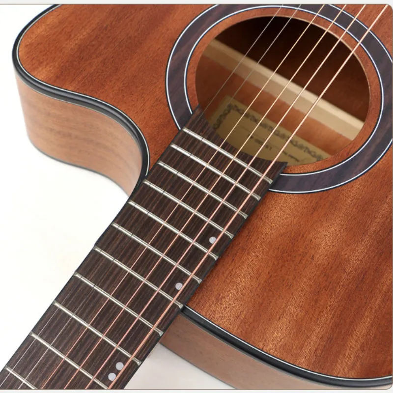 Гитара акустическая электрическая все Сапеле ель стальная струна 40 дюймов ABody