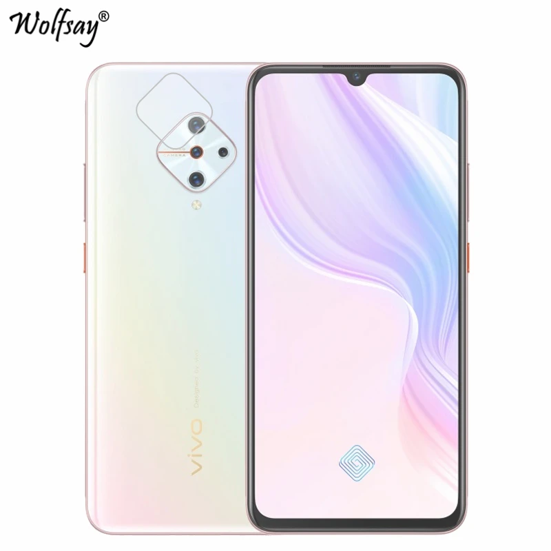 2 uds lente de la c&aacute;mara de pel&iacute;cula para Vivo Y9s C&aacute;mara Protector pel&iacute;cula para BBK Vivo Y9s c&aacute;mara de protecci&oacute;n pel&iacute;cula para BBK Vivo Y9s Wolfsay <-0